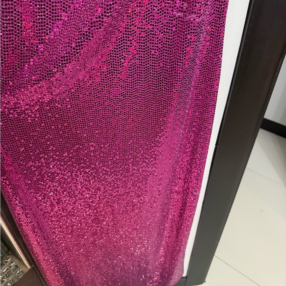 Sparkling Pink Sequin Dress - Picture 7 of 9